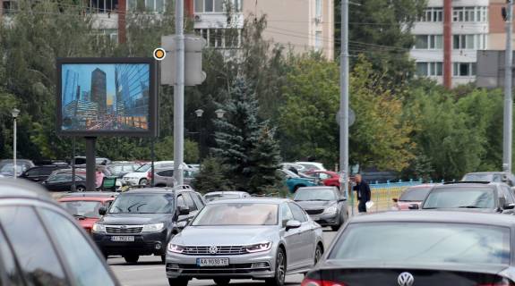 Бэклайт B в Киеве, Беклайт 2.3х3.14  Лесі Українки бул. 21, ст.м. Печерська фото 1