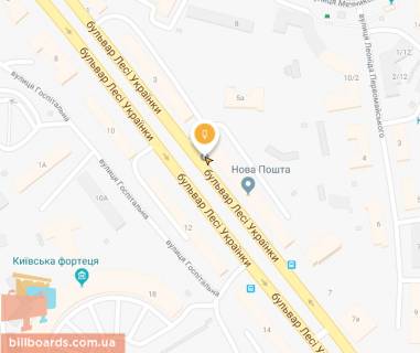 Ситискролл A в Киеве, Скролер 1.2х1.8  Лесі Українки бульв. 5 схема