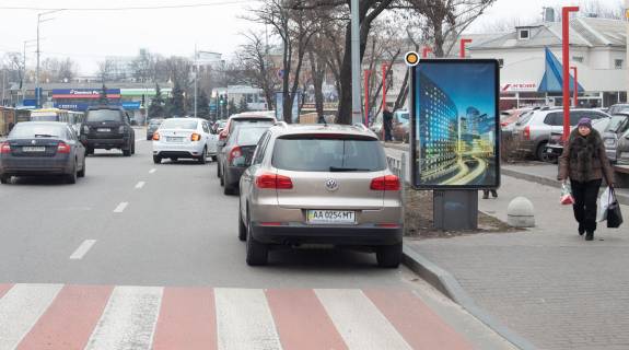 Сiтiлайт A у Києві, Сітілайт 1.2х1.8  вул Раїси Окіпної , 3 Фото 3