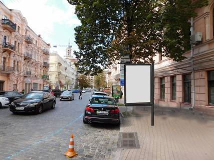Ситилайт A в Киеве, Сітілайт 1.2х1.8  Городецького Архітектора вул. 1 фото 1