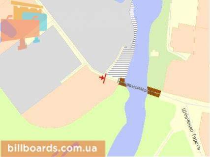 Билборд A в Ковеле, Щит 3x6  Незалежності вул., 150, в центр схема