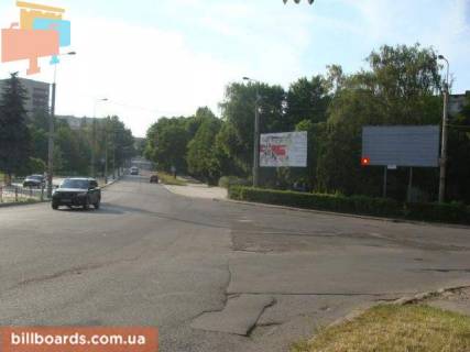 Білборд, Бігборд (Борд)  A у Тернополі, Щит 3x6  Кривоноса вул / Миру вул, в центр Фото 1