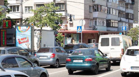 Ситилайт A в Киеве, Сітілайт 1.2х1.8  Саксаганського вул. 85 фото 1