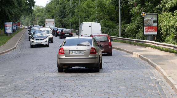 Ситилайт A в Киеве, Сітілайт 1.2х1.8  Дніпровський узвіз 15 фото 1