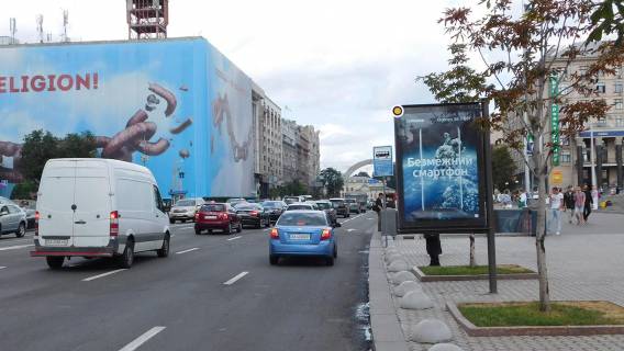 Сітіскролл A у Києві, Скролер 1.2х1.8  Хрещатик вул., навпроти буд. 20/22 Фото 1