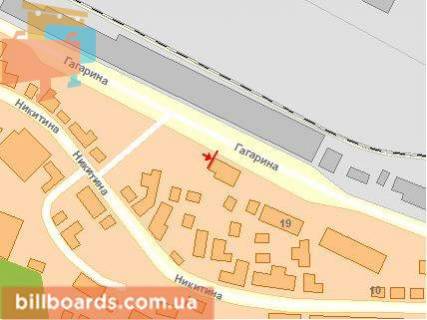 Билборд A в Черновцах, Щит 3x6  Святошинський схема