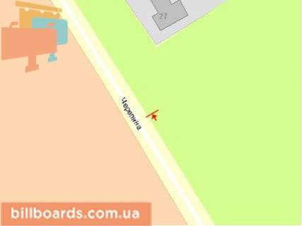 Білборд, Бігборд (Борд)  A у Сумах, Щит 3x6  Героїв Крут вул. 72-74, в центр схема