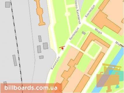 Билборд A в Ровно, Щит 3x6  Привокзальна пл, 1, нижній, з центру схема