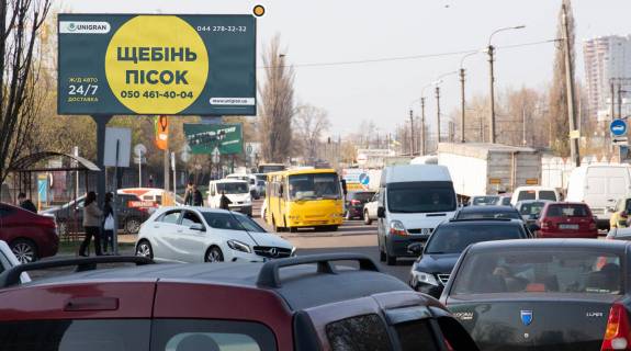 Билборд B в Киеве, Щит 3x6  вул. Є.Сверстюка, від пр.Соборності фото 1