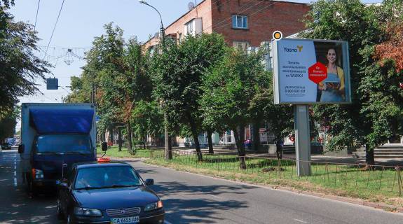 Бэклайт A в Черкассах, Беклайт 2.5х3.5  Благовісна вул./вул.Смілянська ВІНІЛ!!!Розмір видимого поля 2,54х3,24 фото 1