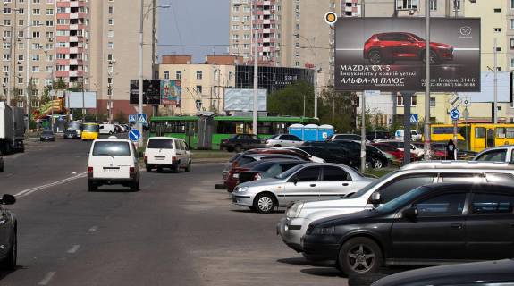 Билборд A в Киеве, Щит 3x6  Милославська вул. 43 фото 1