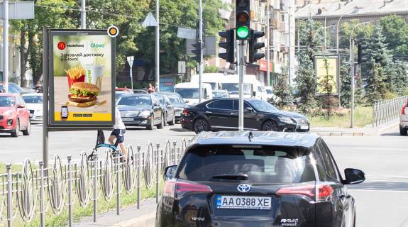 Видеоборд A в Киеве, Цифра 1.2х1.8  Генерала Алмазова вул. роздільник, до вул. Князів Острозьких - 403205 фото 1