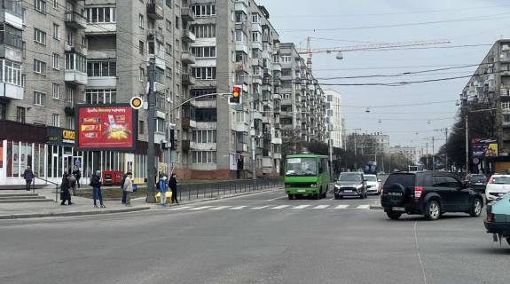 Беклайт B у Львові, Беклайт 2.3х3.14  Любинська вул / Петлюри С вул, з центру Фото 1