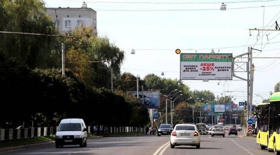 Білборд, Бігборд (Борд)  A у Львові, Щит 3x6  Любінська вул, 101, з центру Фото 1