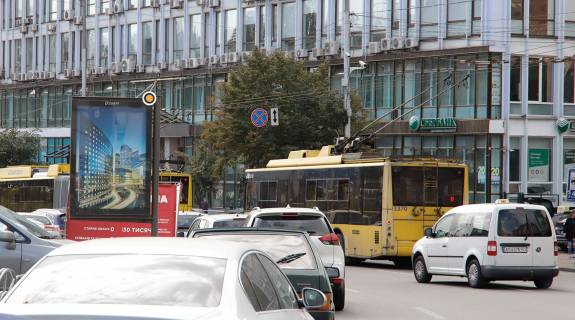 Сiтiлайт A у Києві, Сітілайт 1.2х1.8  Еспланадна вул. Фото 1