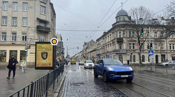 Ситилайт B в Львове, Сітілайт 1.2х1.8  Городоцька вул., 98 фото 1