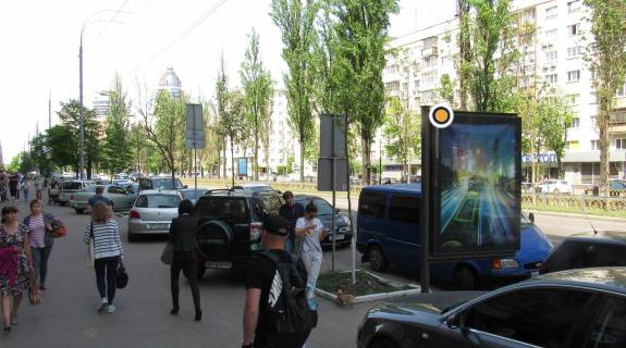 Ситилайт B в Киеве, Сітілайт 1.2х1.8  Лесі Українки бульв.24 фото 1