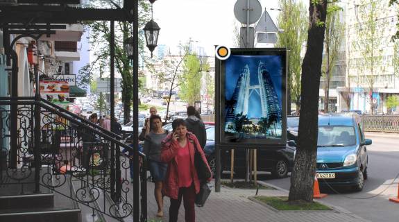 Ситилайт B в Киеве, Сітілайт 1.2х1.8  Тараса Шевченка бул. 31 фото 1