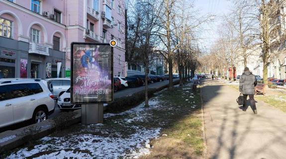 Ситилайт B в Киеве, Сітілайт 1.2х1.8  Антоновича вул. роздільник фото 1