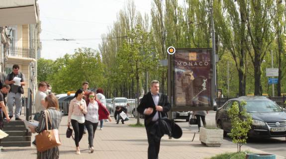 Ситилайт B в Киеве, Сітілайт 1.2х1.8  Тараса Шевченка бул. 26 фото 1