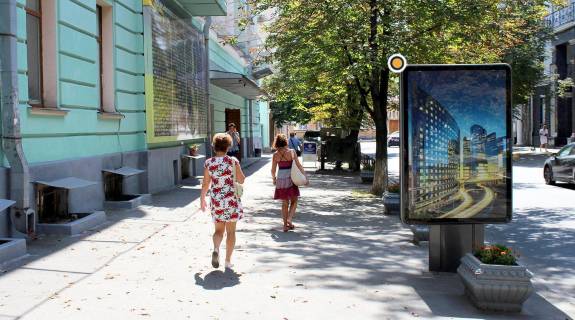 Сiтiлайт B у Києві, Сітілайт 1.2х1.8  Кріпосний пров. Фото 1