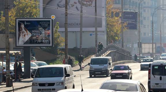 Билборд B в Киеве, борд  В'ячеслава Чорновола вул.,75 фото 1