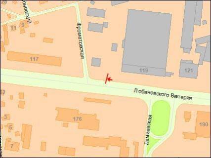 Видеоборд A в Киеве, Цифра 2.3х3.14  Лобановського Валерія пр. 119, МАУП - 306522 схема