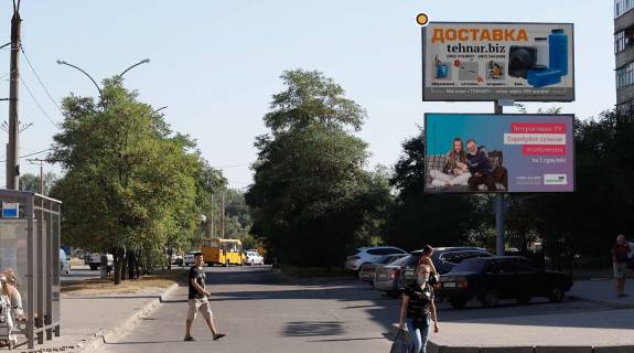 Билборд A в Сумах, Щит 3x6  Лушпи М пр, верхній, з центру фото 1
