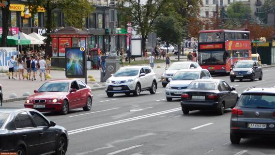 Сітіскролл B у Києві, 1.2х1.8  Печерський р-н, вул. Хрещатик, 5 Фото 1