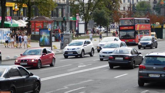 Сітіскролл B у Києві, 1.2х1.8  Печерський р-н, вул. Хрещатик, 5 Фото 1