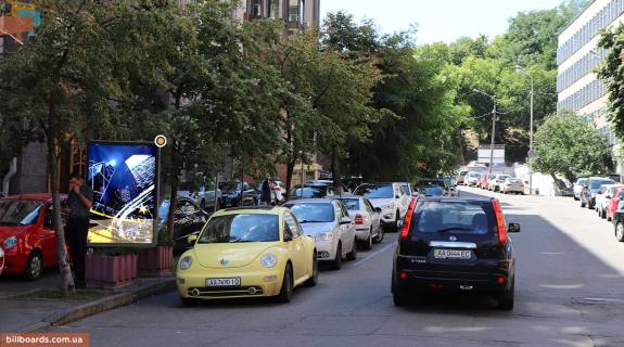 Ситилайт B в Киеве, Сітілайт 1.2х1.8  Бориса Грінченка вул. 1 фото 1
