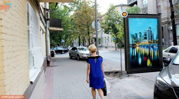 Ситилайт B в Киеве, Сітілайт 1.2х1.8  Шовковична вул. 11 фото 1