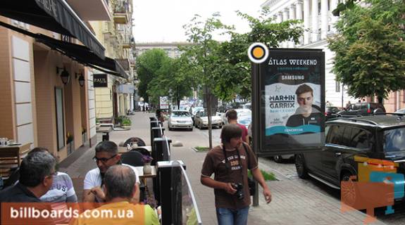 Ситилайт B в Киеве, Сітілайт 1.2х1.8  Городецького Архітектора вул. 6 фото 1