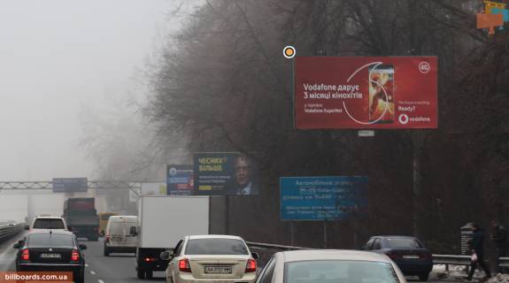 Билборд A в Киеве, Щит 3x6  Академіка Глушкова пр., (50 м від КПП) фото 1