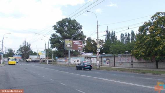 Билборд A в Херсоне, Щит 3x6  Острівське шосе / Суднозавод фото 1