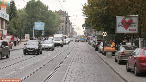 Ситилайт A в Львове, Сітілайт 1.2х1.8  Вул.Городоцька 40, місце №1. фото 1