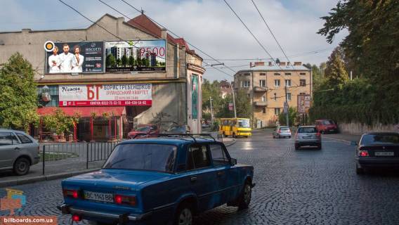 Билборд B в Львове Зеленая ул, 88, левый, в центр фото 1