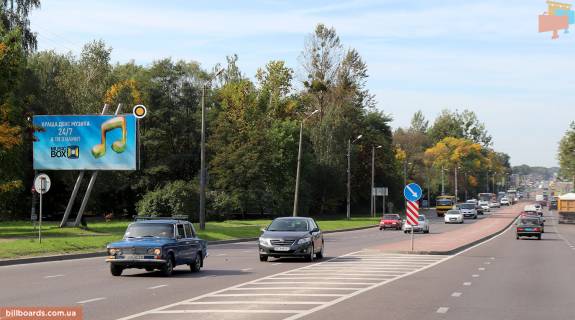 Билборд B в Львове, 3x6  Городецька вул., 274 фото 1
