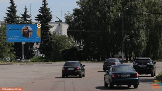 Билборд A в Житомире Привокзальная пл, 1, правый, из центра фото 1