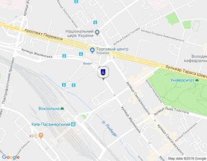 Сiтiлайт B у Києві, 1,2х1,8  Жилянська влу., 107 ("Портер") схема