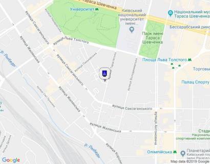 Ситилайт A в Киеве, 1,2х1,8  Микільсько-Ботанічна вул./Тарасівська, вул.  ("Приват банк") схема