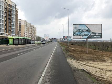 Билборд A в Новосёлках, 6х3  Дорога Чабаны-Новоселки , напротив ЖК Новые Теремки фото 1