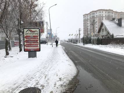 Сiтiлайт B у Петропавлівська Борщагівка, 1,2х1,8м  Вул.Білоцерківська, перед ЖК "Львівський" Фото 1