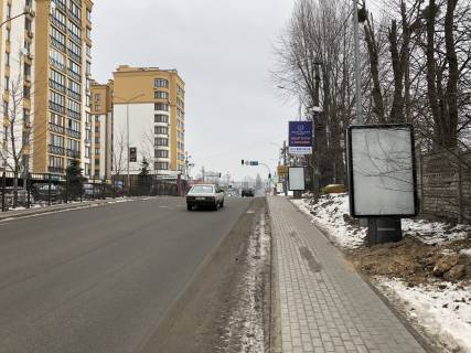 Ситилайт A в Петропавловской Борщаговке, 1,2х1,8м  Ул. Соборна 10 , напротив ЖК "Щасливий" фото 1