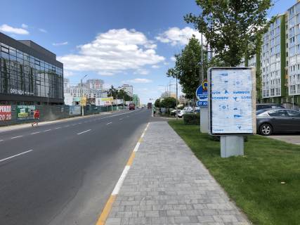 Ситилайт A в Крюковщине, 1,2х1,8м  ул. Балукова, ЖК "Евромисто" , перед ФОРА фото 1