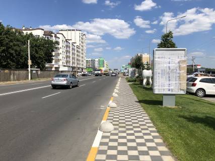 Ситилайт A в Крюковщине, 1,2х1,8м  ул. Балукова, ЖК "Евромисто" , напротив ресторана "FLAME" фото 1