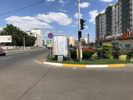 Ситилайт A в Крюковщине, 1,2х1,8м  ул. Балукова, ЖК "Евромисто" , светофор, центральній вьезд в жк фото 1