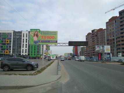 Билборд B в Вишневое, 3х6  Ул. Василия Стуса , возле NOVUS фото 1
