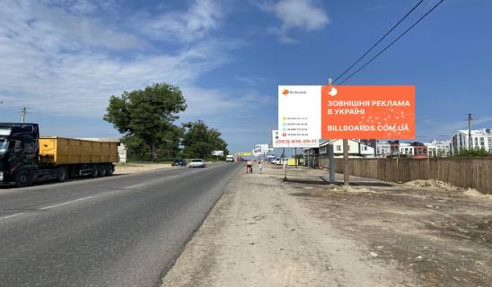 Билборд A в Белогородке, 6х3  А-д Р04, Напротив "ЕкоСпецТранс" , перед Центром в с. Белогородка фото 1