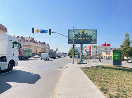 Билборд A в Софиевской Борщаговке, 6х3  Ул. Соборная , Жк Львовський маеток, Новус, Фора , на светлофоре фото 1